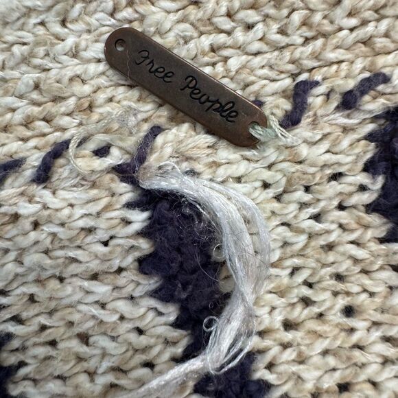 Free People Striped Open-Front Sweater cardigan - Picture 5 of 9